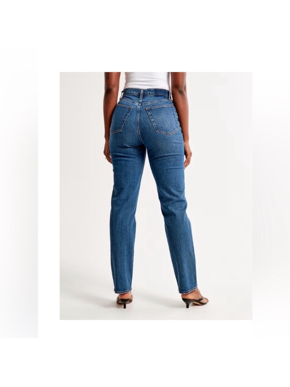 Abercrombie & Fitch curve love 90's straight ultra high rise 28/6